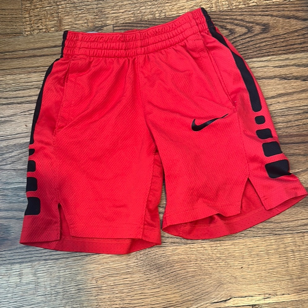 Nike Red and Black Performance Basketball Shorts